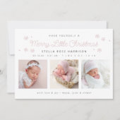 フェスティバルメリーリトルクリスマス誕生写真 シーズンカード (正面)