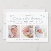 フェスティバルメリーリトルクリスマス誕生写真 シーズンカード (正面)