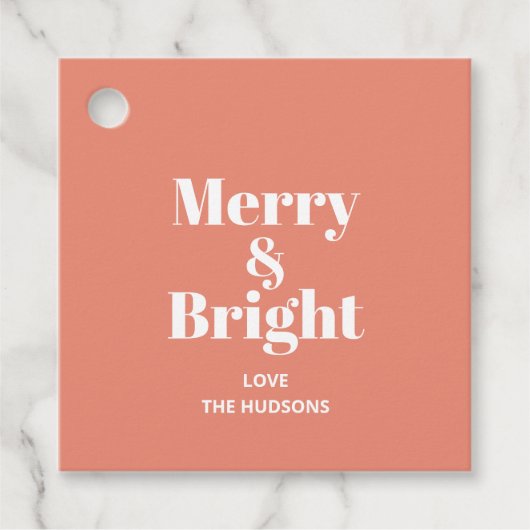 フェスティバルメリー&ブライトクリスマスホリデー フェイバータグ (正面)