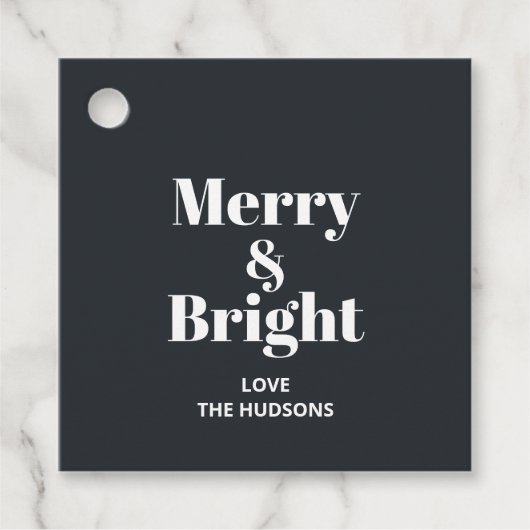 フェスティバルメリー&ブライトクリスマスホリデー フェイバータグ (正面)