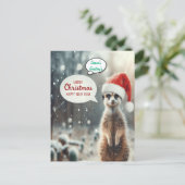 フェスティバルメルカットクリスマスサンタ シーズンポストカード (スタンド正面)