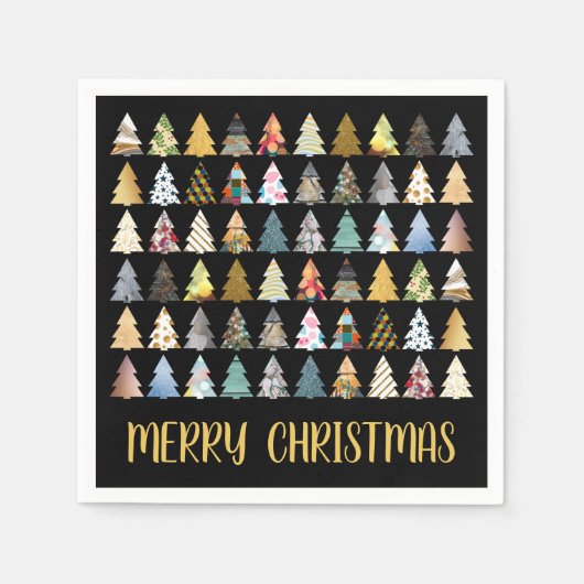 フェスティバルモアツリーズクリスマスパーティー スタンダードカクテルナプキン (正面)