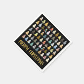 フェスティバルモアツリーズクリスマスパーティー スタンダードカクテルナプキン (角)