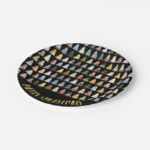 フェスティバルモアツリーズクリスマスパーティー ペーパープレート (アングル)