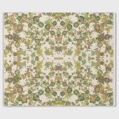 フェスティバルモダンの形とグリッター ラッピングペーパー (フラット)