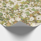 フェスティバルモダンの形とグリッター ラッピングペーパー (角)