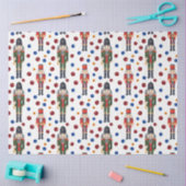 フェスティバルモダンクリスマスくるみ割りタイル 薄葉紙 (クラフト)