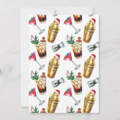 フェスティバルモダンクリスマスカクテルパーティー 招待状 (裏面)