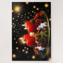 フェスティバルモダンクリスマスホリデーキャンドルシック