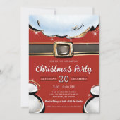 フェスティバルモダンサンタベリークリスマスパーティー 招待状 (正面)