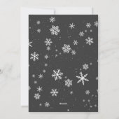 フェスティバルモダンメリークリスマスフォトホリデーカード シーズンカード (裏面)