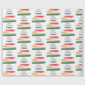 フェスティバルモダンメリークリスマスラッピング紙 ラッピングペーパー (フラット)