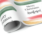 フェスティバルモダンメリークリスマスラッピング紙 ラッピングペーパー (ロールコーナー)