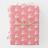 フェスティバルモダン北欧クリスマスディアピンク ラッピングペーパーシート (インサイチュ)