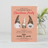 フェスティバルモダン格言コーラルクリスマスパーティー 招待状 (スタンド正面)