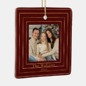 フェスティバルモダン金ゴールドホリデーキープサセラミックスボール セラミックオーナメント (右)