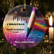 フェスティバルモダン鉛筆先生サンキュークリスマス