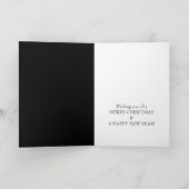 フェスティバルモミの木、クリスマスグリーティング カード (内部)