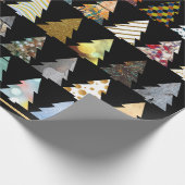 フェスティバルモミの木，クリスマス ラッピングペーパー (角)