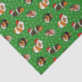 フェスティバルモルモットパターン(の模様が)あるクリスマス 薄葉紙 (詳細)