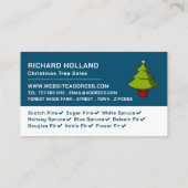 フェスティバルモールツリーデザイン、クリスマスツリー販売 名刺 (裏面)