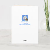 フェスティバルヤギ及びお誕生日ケーキ カード (裏面)