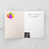 フェスティバルヤギ及びお誕生日ケーキ カード (内部)