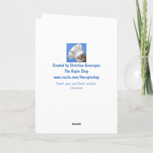 フェスティバルヤギ誕生日 カード (裏面)