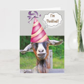 フェスティバルヤギ誕生日 カード (正面)