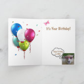 フェスティバルヤギ誕生日 カード (内部)