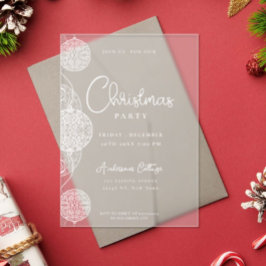 フェスティバルユニークパーティーマゼンタ アクリル招待状