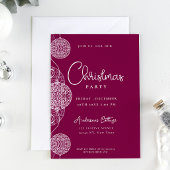 フェスティバルユニークパーティーマゼンタ 招待状