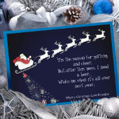 フェスティバルユーモアおもしろい皮肉クリスマスカード インビテーションポストカード