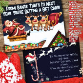 フェスティバルユーモアおもしろい皮肉クリスマスカード インビテーションポストカード