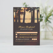 フェスティバルライツパームビーチ結婚式RSVP 出欠カード (スタンド正面)