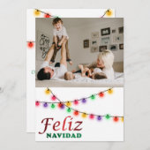 フェスティバルライトフェリズナビダスペインのッド写真 シーズンカード (正面/裏面)