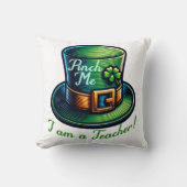 フェスティバルラッキー先生セントパッツクスデイお祝い クッション (正面)