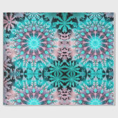 フェスティバルラップワンダーランド「雪玉の絞り染め」 ラッピングペーパー (フラット)