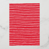 フェスティバルラップ | ホリデーツお気に入りのパーティー 箔招待状 (裏面)