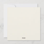 フェスティバルラビットクリスマス シーズンカード (裏面)