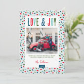 フェスティバルラブ&ジョイ4フォトホリデーカード シーズンカード (スタンド正面)