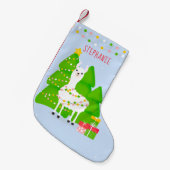 フェスティバルラマクリスマススモールクリスマスストッキング スモールクリスマスストッキング (正面 (吊り時))