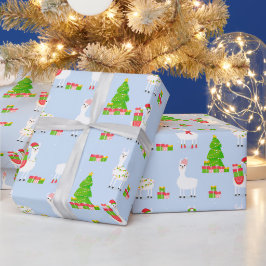 フェスティバルラマクリスマスラッピング紙 ラッピングペーパー