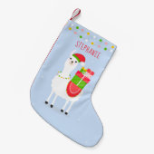 フェスティバルラマクリスマス スモールクリスマスストッキング (正面 (吊り時))