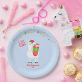 フェスティバルラマクリスマス ペーパープレート (パーティー)