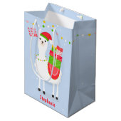 フェスティバルラマクリスマス ミディアムペーパーバッグ (正面アングル)