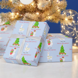 フェスティバルラマクリスマス ラッピングペーパー
