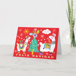 フェスティバルラマスクリスマスツリースペインの カード