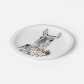 フェスティバルラマ紙プレート-パーティー準備完了 ペーパープレート (アングル)