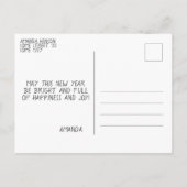 フェスティバルランタンハッピーニューイヤー2023 ポストカード (裏面)